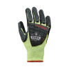 Proflex 7141 Ansi A4 Dir Nitrile-Coated Cr Gloves, En388: 4X42Dp, 9" Long, Small, Lime, Pair