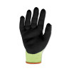 Proflex 7141 Ansi A4 Dir Nitrile-Coated Cr Gloves, En388: 4X42Dp, 9" Long, Medium, Lime, Pair