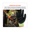 Proflex 7141 Ansi A4 Dir Nitrile-Coated Cr Gloves, En388: 4X42Dp, 9" Long, X-Large, Lime, Pair