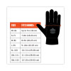 Proflex 812Cr6 Ansi A6 Utility And Cr Gloves, En388: 2543E, 9" Long, Xx-Large, Black, Pair