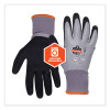 Proflex 7501-Case Coated Waterproof Winter Gloves, En388: 2131X, 10" Long, Small, Gray, 144 Pairs/Carton