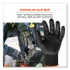 Proflex 7001 Nitrile-Coated Gloves, En388: 4121X, 8.5" Long, Medium, Black, Pair