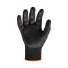 Proflex 7001 Nitrile-Coated Gloves, En388: 4121X, 9" Long, Large, Black, Pair