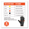Proflex 7001 Nitrile-Coated Gloves, En388: 4121X, 9.25" Long, Xx-Large, Black, Pair