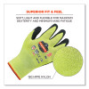 Proflex 7021 Hi-Vis Nitrile-Coated Cr Gloves, En388: 4342B, 8.5" Long, Small, Lime, Pair