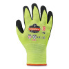Proflex 7021 Hi-Vis Nitrile-Coated Cr Gloves, En388: 4342B, 8.5" Long, Small, Lime, Pair