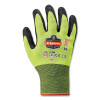 Proflex 7022 Ansi A2 Coated Cr Gloves Dsx, En388: 4342B, 10.5" Long, Xx-Large, Lime, Pair