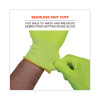 Proflex 7040 Ansi A4 Cr Food Grade Gloves, En388: 2X4Xd, Reversible, 10.5" Long, Medium, Lime, 144 Pairs/Carton