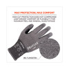 Proflex 7071 Ansi A7 Pu Coated Cr Gloves, En388: 4X42F, 9" Long, Medium, Gray, 12 Pairs