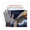 Proflex 7071 Ansi A7 Pu Coated Cr Gloves, En388: 4X42F, 9" Long, Medium, Gray, 12 Pairs