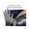 Proflex 7071 Ansi A7 Pu Coated Cr Gloves, En388: 4X42F, 9" Long, Large, Gray, Pair