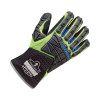 Proflex 925Wp Performance Dorsal Impact-Reducing Thermal Waterproof Gloves, En388: 3323Xp, X-Large, Black/Lime, Pair