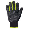Proflex 850 Insulated Freezer Gloves, En388: 3X22B, 9" Long, Large, Black, Pair