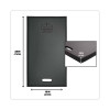 Proflex 386 Large Foam Kneeling Pad, 0.5", Large, Black