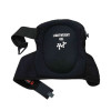 Proflex 367 Lightweight Gel Knee Pads, Round Cap, Hook And Loop Closure, One Size, Black, Pair