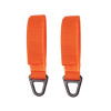 Squids 3172 Anchor Strap Hook And Loop Closure For Tool Tethering, 5 Lb Max Working Capacity, 5" Long, Orange, 2/Pack