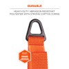 Squids 3172 Anchor Strap Hook And Loop Closure For Tool Tethering, 5 Lb Max Working Capacity, 5" Long, Orange, 2/Pack
