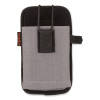 Squids 5544 Phone Style Scanner Holster With Belt Clip And Loops, 1 Compartment, 3.75 x 1.25 x 6.5, Gray