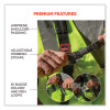 Squids 3138 Padded Barcode Scanner Lanyard Harness, 33" Arm Strap s,18.5" Lanyard ,Black/Orange/Gray