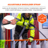 Arsenal 5302 Ladder Shoulder Lifting Strap, Supports Up To 100 Lb, 2 x 4 x 10.5, Black