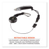 Squids 3001 Retractable Tool Lanyard With Choking-Loop Tool Tether + Carabiner Anchor, 2 Lb Max Working Capacity, 48" Long