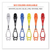 Squids 3420 Dual Clip Swivel Glove Clip Holder, 1 x 0.6 x 5.5, Acetal Copolymer, Red,100/Pack