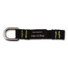 Squids 3700 Nylon Webbing Tool Tails With D-Rings, 2 Lb Max Working Capacity, 3.5" Long, Black, 6/Pack, 10 Packs/Carton