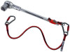 Squids 3706 Web Tool Tether Attachment With D-Ring Tool Tails, 5 Lb Max Working Capacity, 5.5" Long, Black, 3/Pack