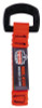 Squids 3707 Web Tool Tether Attachment w/ Non-Conductive D-Ring Tool Tails, 2 Lb Max Working Capacity, 3.5", Orange, 6/Pack