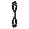 Squids 3400 Glove Clip Holder With Dual Clips, 1 x 1 x 6.5, Acetal Copolymer, Black, 100/Carton