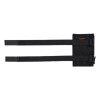 Squids 3387 Dual Band Arm Id/Badge Holder With Zipper, Vertical, Black, 3.75 x 5.75 For 2.75 x 4.75 Insert