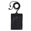 Squids 3389 Wallet Id/Badge Holder,Horizontal/Vertical, Black, 3.75 x 5 For 2.75 x 3.5 Insert, 18" Cord