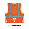 Glowear 8205Hl Class 2 Super Economy Mesh Vest, Polyester, Lime, X-Small