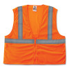 Glowear 8205Z Class 2 Super Economy Mesh Vest, Polyester, Orange, Small/Medium