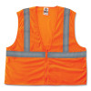 Glowear 8205Z Class 2 Super Economy Mesh Vest, Polyester, Orange, Large/X-Large