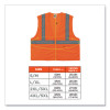 Glowear 8205Z Class 2 Super Economy Mesh Vest, Polyester, Orange, 4X-Large/5X-Large