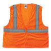 Glowear 8205Z Class 2 Super Economy Mesh Vest, Polyester, Orange, 4X-Large/5X-Large
