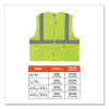Glowear 8205Z Class 2 Super Economy Mesh Vest, Polyester, Lime, Large/X-Large