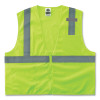 Glowear 8210Z Class 2 Economy Mesh Vest, Polyester, Lime, X-Small