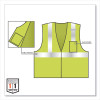Glowear 8210Z Class 2 Economy Mesh Vest, Polyester, Lime, X-Small