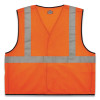 Glowear 8216Ba Class 2 Breakaway Mesh Id Holder Vest, Polyester, Small/Medium, Orange