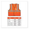 Glowear 8216Ba Class 2 Breakaway Mesh Id Holder Vest, Polyester, Small/Medium, Orange