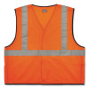 Glowear 8216Ba Class 2 Breakaway Mesh Id Holder Vest, Polyester, Large/X-Large, Orange