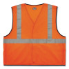 Glowear 8216Ba Class 2 Breakaway Mesh Id Holder Vest, Polyester, 2X-Large/3X-Large, Orange