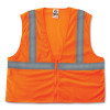 Glowear 8216Ba Class 2 Breakaway Mesh Id Holder Vest, Polyester, 2X-Large/3X-Large, Orange