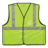 Glowear 8216Ba Class 2 Breakaway Mesh Id Holder Vest, Polyester, Small/Medium, Lime