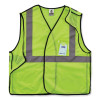 Glowear 8216Ba Class 2 Breakaway Mesh Id Holder Vest, Polyester, Small/Medium, Lime