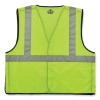 Glowear 8216Ba Class 2 Breakaway Mesh Id Holder Vest, Polyester, 4X-Large/5X-Large, Lime