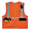 Glowear 8220Z Class 2 Standard Mesh Zipper Vest, Polyester, 2X-Large/3X-Large, Orange