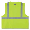 Glowear 8225Z Class 2 Standard Solid Vest, Polyester, Lime, Small/Medium
